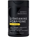 Spor Araştırmaları L-Theanine Supplement with Caffeine & Coconut MCT Oil - Focused Energy, Alertness & Relaxation Without Drowsiness - 200 mg L Theanine, 100 mg Organik Caffeine - 60 Sıvı Softgels