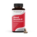 Yaşam Sezonları Kan Nourish-R - Demir Eksikliği Supplement - Destekler Anemi, Fatigue, Paleness & Dizziness - No Constipation - Blood Building - Iron, Alfalfa, Raspberry & Vitamin B-12-60 Capsules