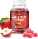 Live Apple Cider Vinegar Gummies - ACV Gummies Without Sugar I Detox & Cleanse Digestive Health I Alternative to Capsules, Vegan, Keto Friendly, Non-GMO, Gluten Free | 60 Ct