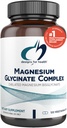 Sağlık Magnezyum Glycinate Kompleksi için tasarımlar - Chelated Magnezyum Bisglycinate + Calming & Sleep, Heart Health, Immune Support & Bone Strength - Vegan (120 Capsules)