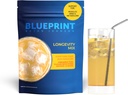 Blueprint Bryan Johnson Longevity Mix - Muscle Builder & Recovery Supplement - Focus ve Balanced Mood - Magnezyum, Kretine, L-Theanine, Glutathione & C- 30 Hizmet, Pineapple Yuzu