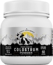 Organik Colostrum Toz Gut Health -% 40 IgG, 100% Pure Grass Fed Toz Saç Büyüme, Güzellik ve Immune, Mix, High Concentration, Unflavored (60 Hizmet)