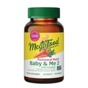 MegaFood Baby & Me 2 Μεταγεννητικές Βιταμίνες για γυναίκες Θηλασμός με Φολικό (Folate Acid Natural Form), Χολίνη, Ιώδιο, Βιταμίνη D, Moringa Leaf και Περισσότερα - 60 Tabs (30 Servings)