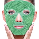 Puffy Dark Circles, Migraine,Hot/Cold Pack with Soft Plush Backing (Green #43)