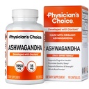 Doktor'un CHOICE Ashwagandha Supplement - 1950 mg of Bio available Organic Ashwagandha Root Toz - Black Pepper Extract, Stres Desteği, Mood Support Supplement, 90 Veggie Ashwagandha Capsules