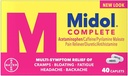 Midol, maksimum Güçlü Ağrı Reliever Caplets 40 ea (Görünen 5)