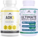 ADK 5 Vitamin Tamam + En İyi Ülke Desteği - Erkekler için Prostate Health Supplement