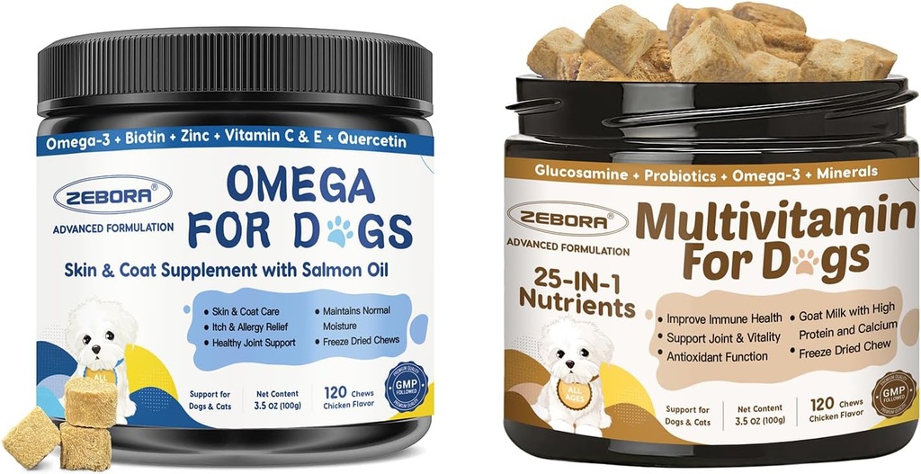 Omega 3 & Köpekler için Multivitamin Genel Sağlık