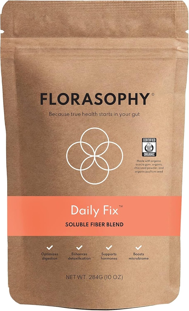 Günlük Fix Organik ► Fiber Supplement for Digestive Gut Health, Gluten Free Vegan ► Prebiyotik Toz, One Moon Supply