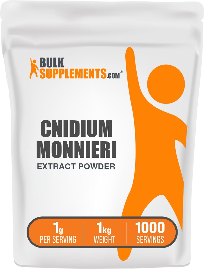 BulkSupplements.com Cnidium Fruit Extract Powder - Cnidium Monnieri Extract, Vasodilator Supplement - Gluten Free, 1g per Serving, 1kg (2.2 lbs) (Pack of 1)