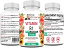 Peter's Choice B1 Tablets Diyetary Supplement (B1 500 mg, 100 Tablet)
