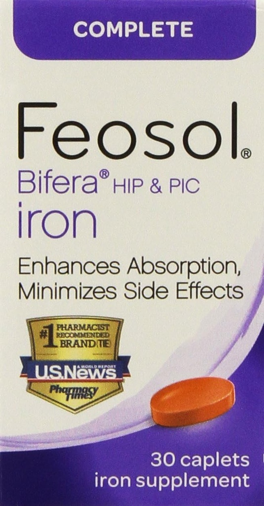 Feosol Bifera,30 Kont (Pack of 2) ile Tamamlandı.