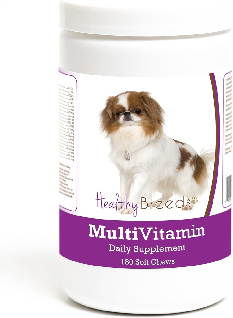 Köpekler için sağlıklı Breeds Japon Chin Multivitamin Yumuşak Chew
