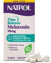 Natrol Melatonin 10 mg Tabletleri, Restful Sleep için Gelişmiş Uyku Diyeti Tamam, 100 Melatonin Zaman Yayın Tabletleri, 100 Hizmet