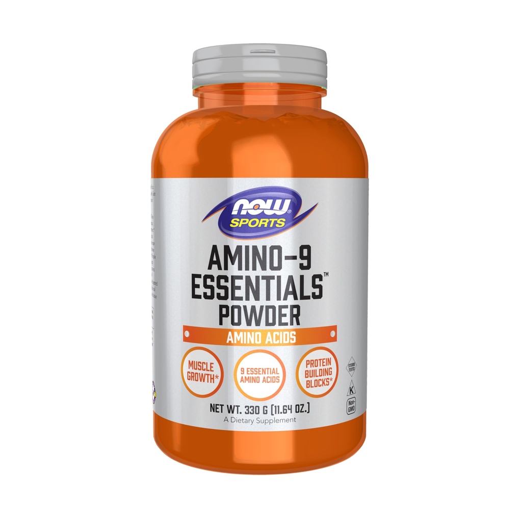Şimdi Spor Beslenme, Amino-9 EssentialsTM Toz, Geliştirilmiş Protein Synthesis, Amino Asits, 330-Grams