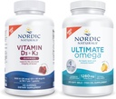Nordic Naturals Start Pack - D3+K2 Gummies, Ultimate Omega
