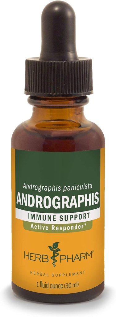 Βότανο Pharm Andrographis Υγρό εκχύλισμα για την υποστήριξη ανοσοποιητικού συστήματος, 1 Fl Oz (πακέτο του 1) (DANDRO01)