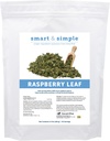 Smart & Simple Raspberry Leaf | Horse Moody Mare Supplement | Organik Tüm Broşür | Tek Malzemeler | Equine Supplement | 56 Hizmetler | 0,5 lb Bag