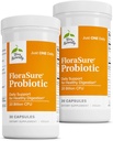 Terry Natural FloraSure Probiyotik - Occasional Bloating & Support Gas Relief - Gut Health Support with Bifidobacterium Bifidum - 30 Capsules (Pack of 2)