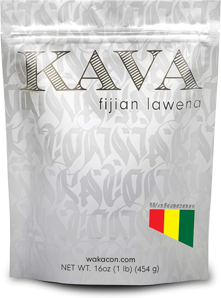 Kava Lawena Toz – Gerçek, Noble Kava Crown Root Toz Fiji'den – Premium, Sorumluluktan Kaynaklandı, 16 Oz