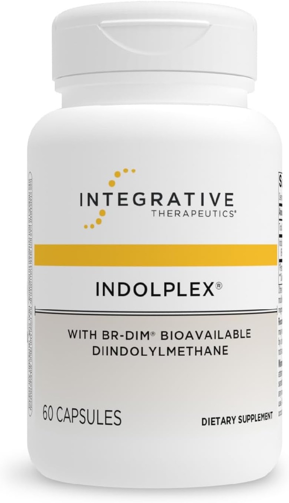 Bütünleştirici Tedaviler Indolplex – 240 mg Bio, Hormon Denge Desteği için DIM * - Destekler Estrogen Metabolism* - Gluten-Free & Dairy-Free - 60 Capsules (30 hizmet)