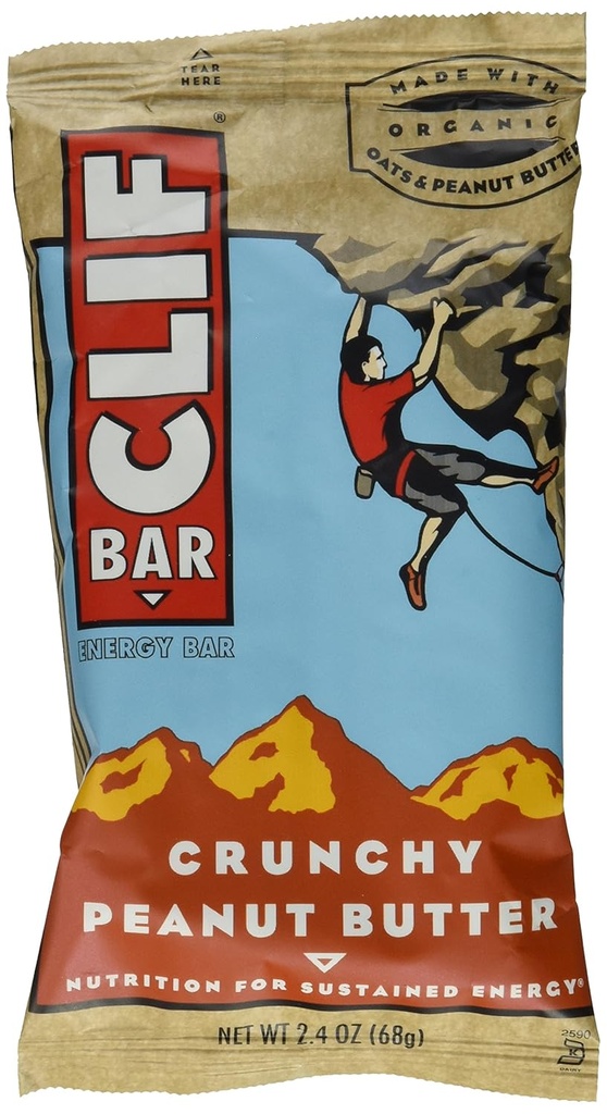 Cliff Bar Clif Bar, Og, Crnch Pnt Btr, 2.40-Ounce (Brook of 12)