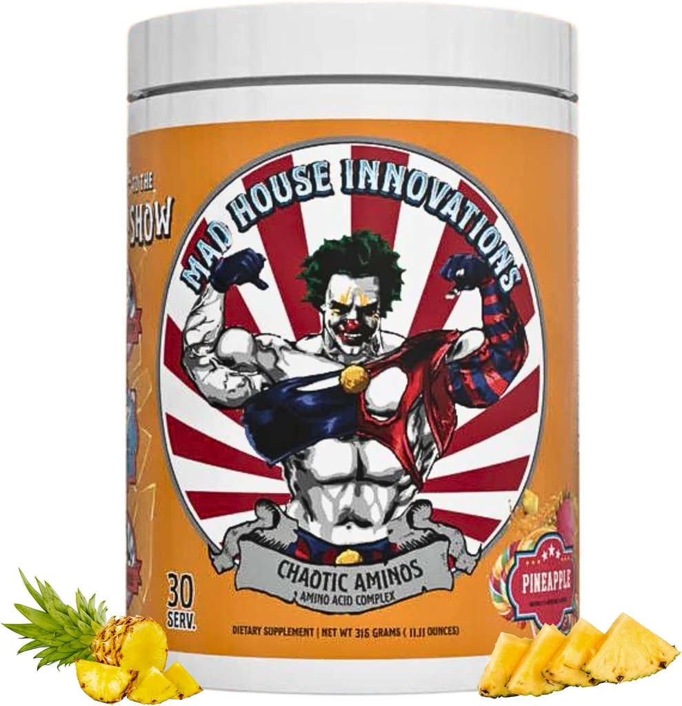 Pineapple Complete EssentialEnergy Acids Komplek Diyetsel Supplement for Insane Pump 10.50G of replica, 11.11 Oz Supports Muscle Recovery & Energy Production 30 Servisler