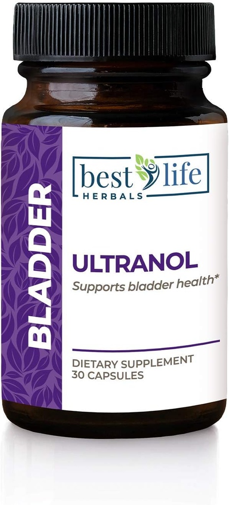 Ultranol Total Bladder Desteği - Urinary Health için Doğal Cranberry Supplement, Overactive Bladder Control, Incontinence - Leaks ve Urgency - 1 Şişe - 30 Capsules