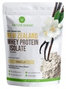Antler Farms - 100% Grass Fed Yeni Zelanda Whey proteini, Vanilla Flavor, 2 lbs - Pure and Clean, 4 Malzemeler, Delicious, Cold Processed