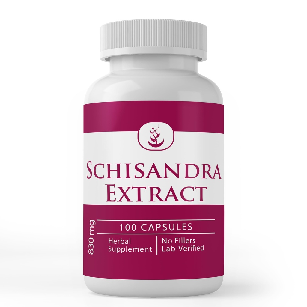 PURE αρχικά ΣΥΣΤΑΤΙΚΑ Schisandra Extract, (100 κάψουλες) Πάντα καθαρό, χωρίς πρόσθετα ή πληρωτικά, Εργαστήριο Επαληθευμένο