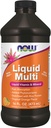 NOW Συμπληρώματα τροφίμων, Liquid Multi, Tropical Orange Flavor, Γρήγορη απορρόφηση, με προσθήκη φυτοθρεπτικών συστατικών, 16-Ounce