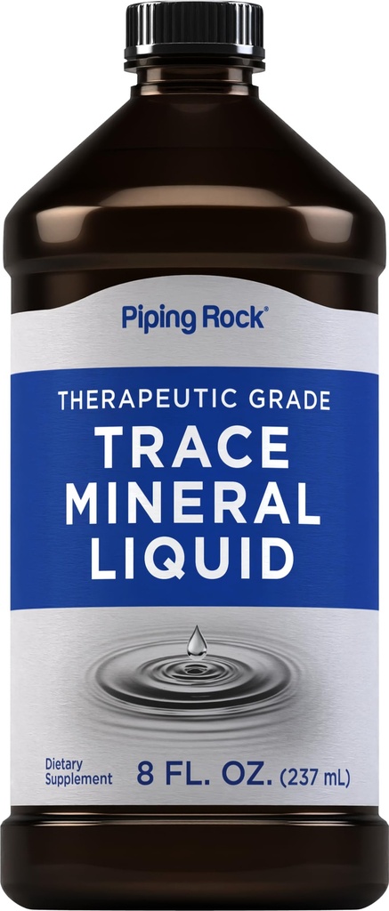 Piping Rock Trace Mineral Sıvı | 8 fl oz | Tedavi Notu | GMO, Gluten Free