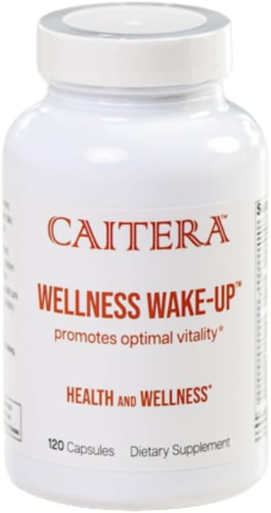 Wellness Wake-Up | 6in1 Diyetsel Supplement for Men/ Women | Vitamin, Mineral, Enzyme & Probiyotik Kompleksi Optimal Sağlık ve Yaşama Destek Vermek için Karmaşık | Vegan 120 Capsules
