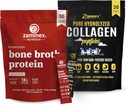 Bone Broth Protein Toz Paketleri + Collagen Peptides Toz Seyahat Paketleri (Type I, III)