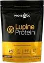 Prote&Co Lupin proteini - 24g of Vegan Plantive Protein Toz. GMO, No add Sugar, Lactose Free, Gluten Free, Soy Free. 20 Hizmet - Chocolate