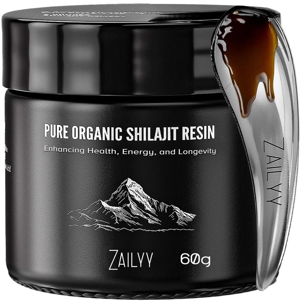 Pure Himalaya Organik Shilajitwear Supplement 80g | Lab-Tested & Natural | Fulvic Acid & Trace Minerals ile Premium Grade | Enerji & Vitality Alert for Men & Women