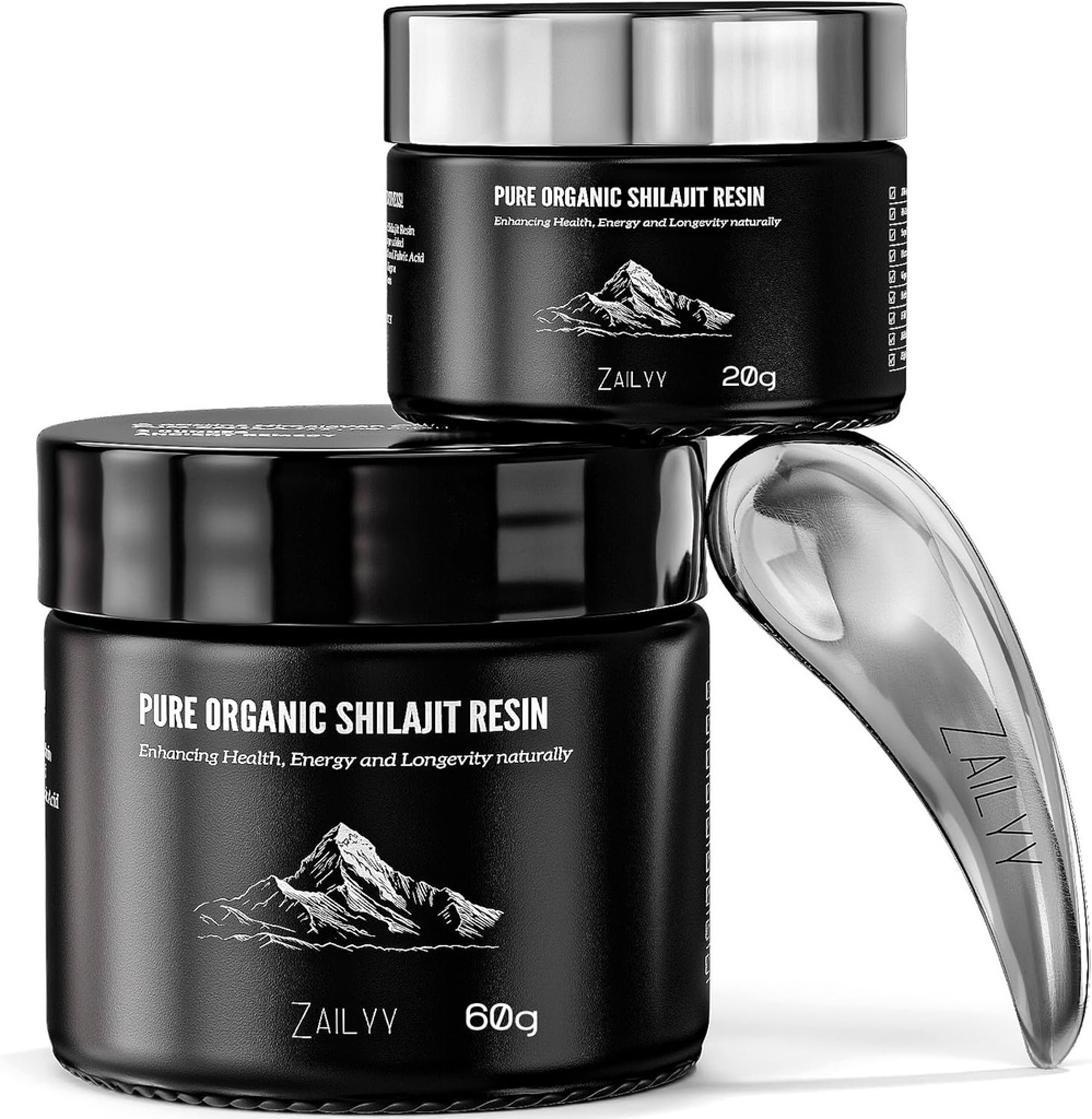 Pure Himalayan Organic Shilajit Resin Supplement 80g 