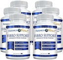 Araştırma Gerçekleştirilmiş Fibro Destek - 540 Capsules - MSM Magnezyum, Vitamin D3, BioPerine - 6 Ay Supply - Vegan