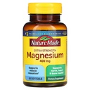 Doğa Ekstra Güçlü Magnezyum Oksit 400 mg, Kas için Diyet Supplement, Nerve- Bone ve Heart Support- 60 Softgels,