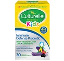 Culturelle Immune Defense Probiyotik ile C vitamini, Vitamin D ve çinko + Elderberry, Non-GMO, 4-in-1 Immune Support for Kids Ages 3+*, Karma Berry Chewables, 30 Count