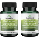 Swanson Berberine Gelişmiş Aborpsiyon - Berbevis 550 mg 30 Veg Caps (2 Pack)