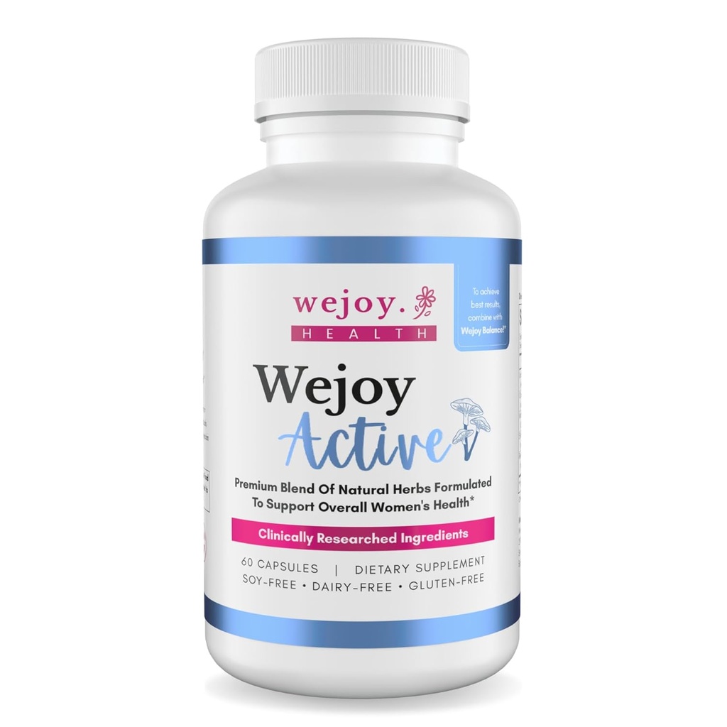 WeJOY. Aktif - Brain Fog, Joint Pain, Memory, Immunity And Clarity, Menopause Supplements For Women, Lions Mane Supplements