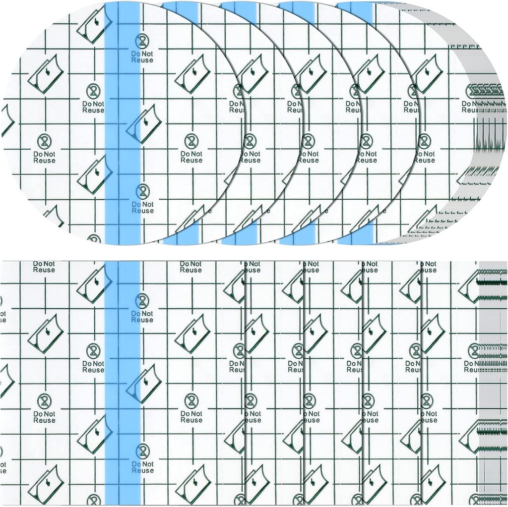50 Adet Su geçirmez Bantajları Saç Kurutmaları Koruyucu Açık Filmler Duş Yüzmesi için Dövme Elbiseleri (4 x 4 inç)