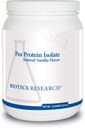 Biotics Research Pea Protein Isolate Natural Vanilla Flavored, Mixes kolayca Water veya Juice, Premium Pea Protein, 16 Ounces için 21 gram Temiz Protein