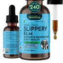 Animal Essentials Slippery Elm - Köpekler ve Kediler için herbal özü, Sağlıklı Digestion, Bowel Function, Sertifikalı Organik Herbs, All Natural, Respiratory Health, Liquid Formula - 2 Fl Oz Oz