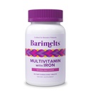 BariMelts Bariatric Multivitamin with Iron, 60 Fast-Dis çözme Tabletleri (1-Month Supply), Kadınlar için Sugar-Free Bariatric Vitaminleri, Doğal Meyve Flavor