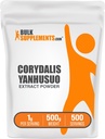 BulkSupplements.com Corydalis Türlü Toz - Corydalis Root Extract, Herbal Supplement - Vegan & Gluten Free, 1g per Service, 500g (1.1 lbs) (Paket 1)