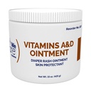 Dynarex Vitaminleri A & D Ointment, A ve D Skin Korumak, Diaper Rash ve Discomfort için, White, 15 oz Jar