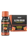 ONNIT Alpha Brain Focus Shot, Peach Flavor, Nootropic Diyetary Supplement Drink That Supports Energy, Focus, and Mood, IGENTM Non-GMO Tested, 2.5 fl oz, 6 Count