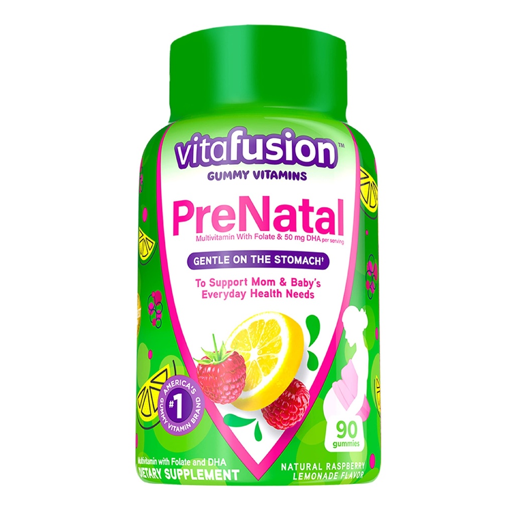 Pre-Seed Ferttitude Lubricant ve vitafüzyon 90 Kont Prenatal Gummy Vitamins with Folate, DHA, and Essential Nutrients for Gebelik Health